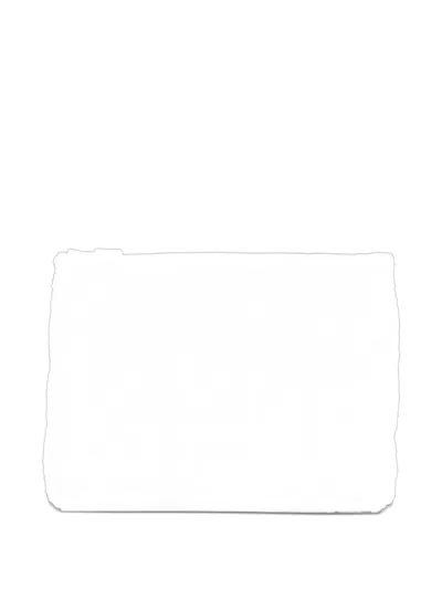 Ibeliv Woven-raffia Clutch Bag In White