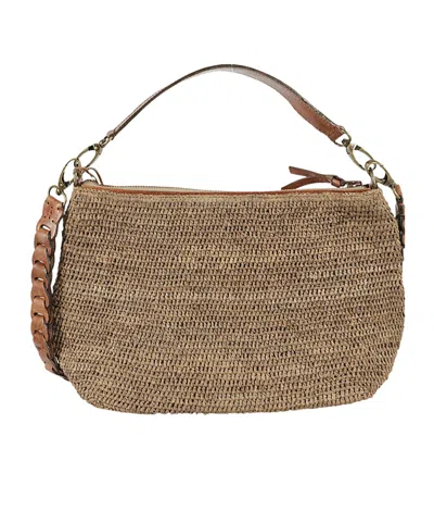 Ibeliv Zipper Shoulder Bag In Brown