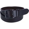 Ibex England Casual 35mm Belt With Double Loop Keeper In Dark Brown
