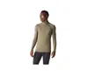 Ibex Men's Woolies Pro Tech 1/4 Zip In Olive Drab