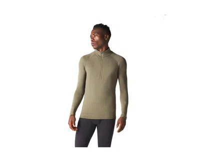 Ibex Men's Woolies Pro Tech 1/4 Zip In Olive Drab