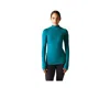 Ibex Women's Woolies Pro Tech 1/4 Zip In Lake Effect
