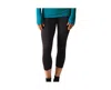 Ibex Women's Woolies Pro Tech 3/4 Length Bottom In Black