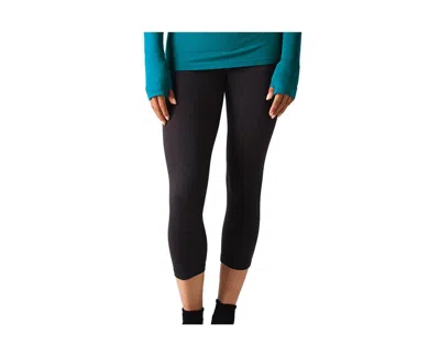 Ibex Women's Woolies Pro Tech 3/4 Length Bottom In Black