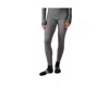 Ibex Women's Woolies Pro Tech Bottom In Black Grey Stripe