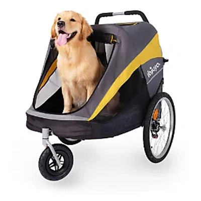 Ibiyaya Hercules Large Pet Stroller For One Large Or Multiple Medium Dogs In Black