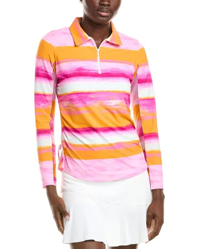 IBKUL ADJUSTABLE LENGTH POLO SHIRT