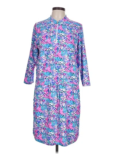 Pre-owned Ibkul Casual Dress In Blue