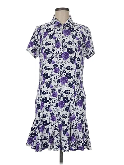 Pre-owned Ibkul Casual Dress In Purple