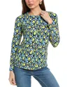 Ibkul Crewneck Top In Blue