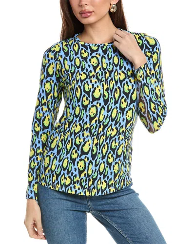 Ibkul Crewneck Top In Blue