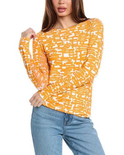 Ibkul Crewneck Top In Orange