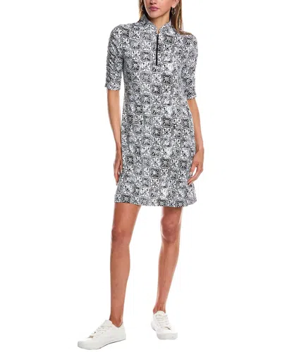 Ibkul Elbow-sleeve Mini Dress In Black