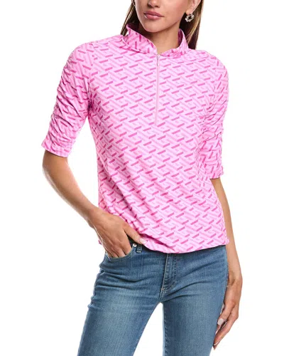 Ibkul Elbow-sleeve Top In Pink