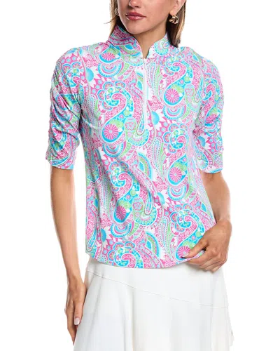 Ibkul Elbow-sleeve Top In Pink