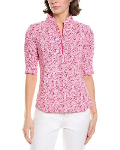 Ibkul Elbow-sleeve Top In White