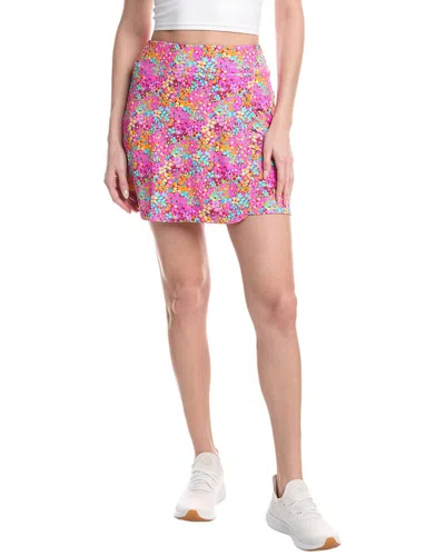 Ibkul Faux Wrap Skort In Multi