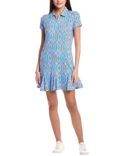 Ibkul Godet Dress In Blue