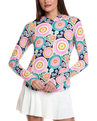 Ibkul Leona Long Sleeve Hoodie In Pink