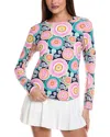 Ibkul Leona Long Sleeve Top In Multi