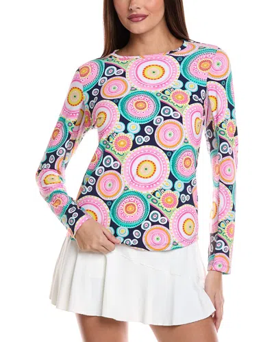 Ibkul Leona Long Sleeve Top In Multi