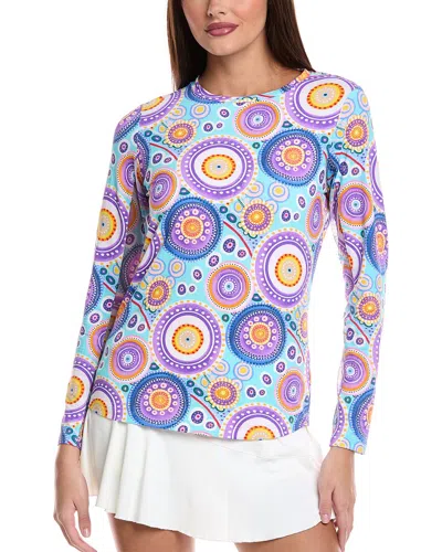 Ibkul Leona Long Sleeve Top In Multi