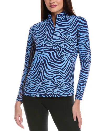 Ibkul Leona Top In Blue