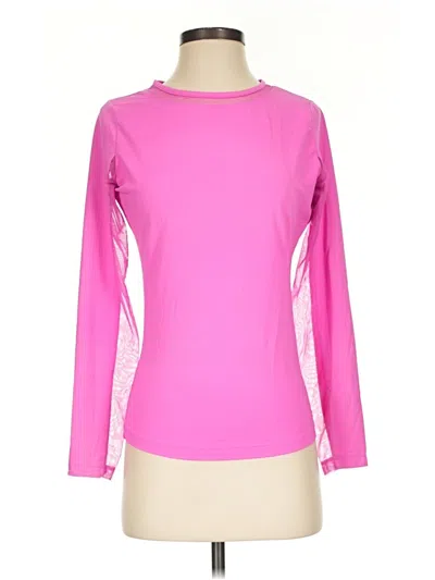 Pre-owned Ibkul Long Sleeve T-shirt In Pink