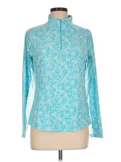 Pre-owned Ibkul Long Sleeve T-shirt In Teal