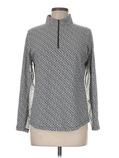 Pre-owned Ibkul Long Sleeve Turtleneck In Gray