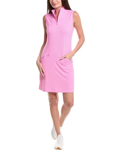 Ibkul Mini Check Mock Neck Dress