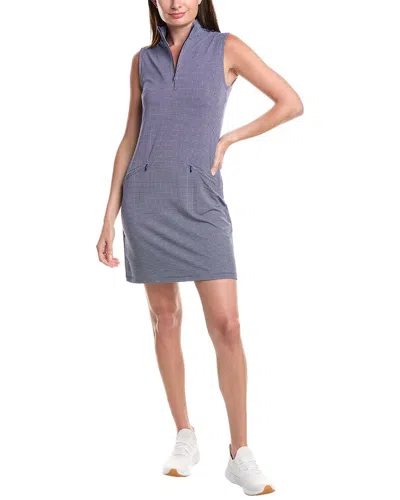 Ibkul Mini Check Mock Neck Dress