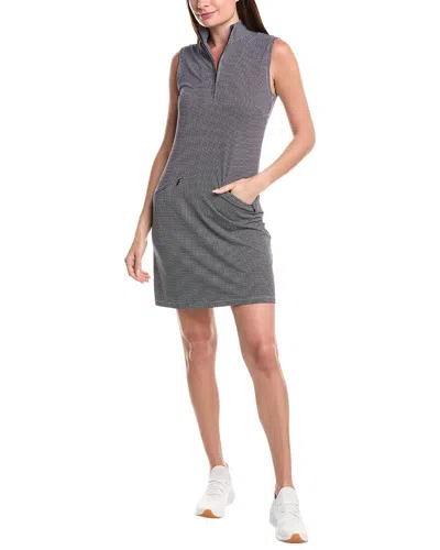Ibkul Mini Check Mock Neck Dress