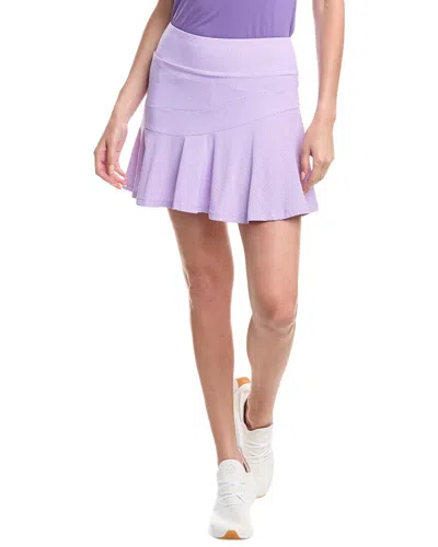Ibkul Mini Check Print Flounce Skort