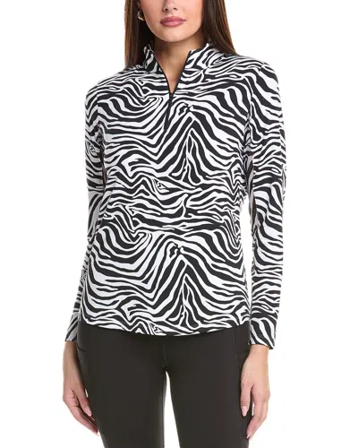 Ibkul Mock Neck Top In Black