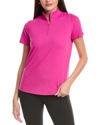 Ibkul Mock Neck Top In Pink