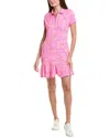 Ibkul Print Godet Dress In Pink