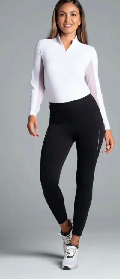 IBKUL REFLECT PERFORMANCE LEGGING IN BLACK
