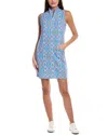 Ibkul Romina Long Sleeve Polo Dress In Blue