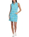 Ibkul Romina Long Sleeve Polo Dress In Blue
