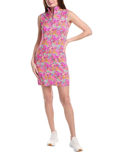 Ibkul Sleeveless Mock Dress In Pink