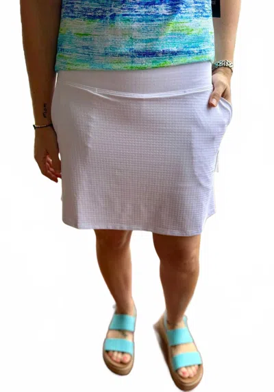 Ibkul Women's 44000 Upf Sport Skort In White