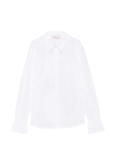 Iblues Long-sleeve Button-down Shirt In White