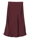 Iblues A-line Midi Skirt In Red