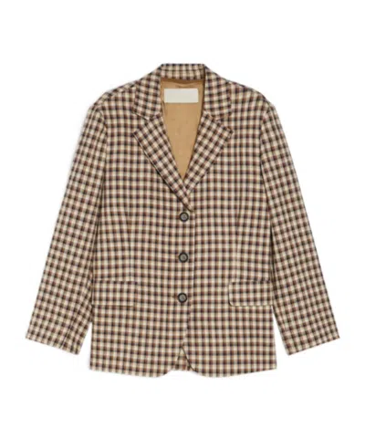 Iblues Basketweave Blazer In Blue