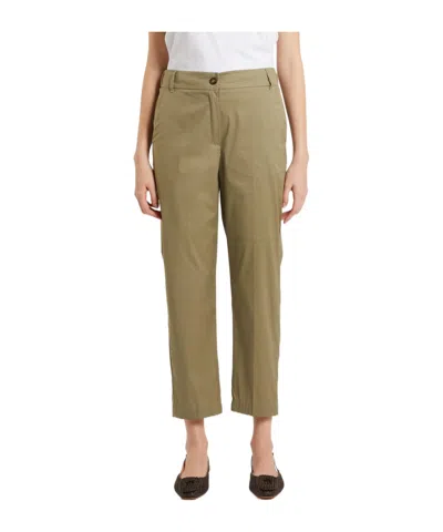 Iblues Belt Loop Casual Pants In Green