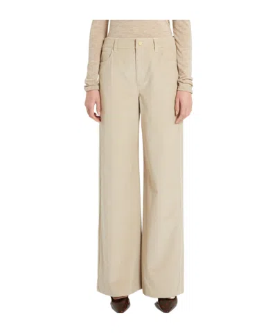 Iblues Belt Loop Casual Pants In Neutral