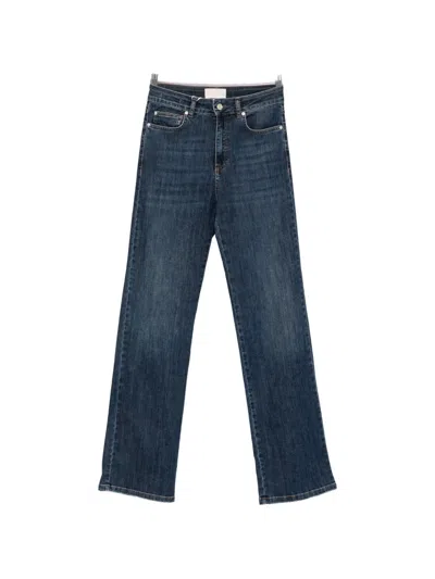 Iblues Belt-loops Jeans In Blue