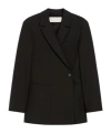 Iblues Double-breasted Long-sleeve Jacket In Black