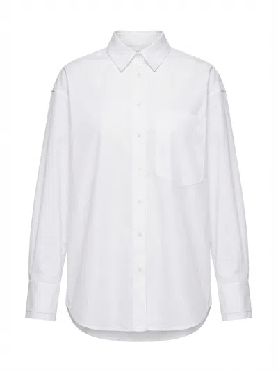 Iblues Button-down Long-sleeved Shirt In White